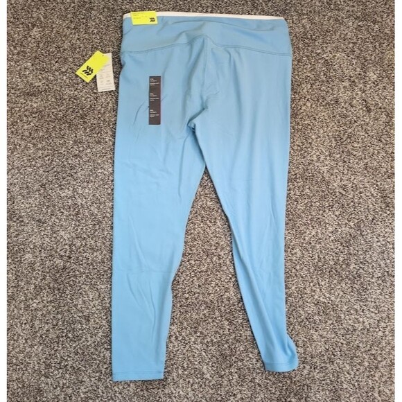 NWT All in Motion XXL Sky Blue Everyday Soft Crossover Waist Leggings7/8 Length - Picture 4 of 4